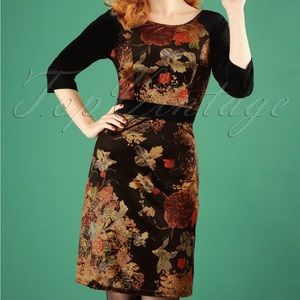 Banned Retro Velvet Dreams floral dress